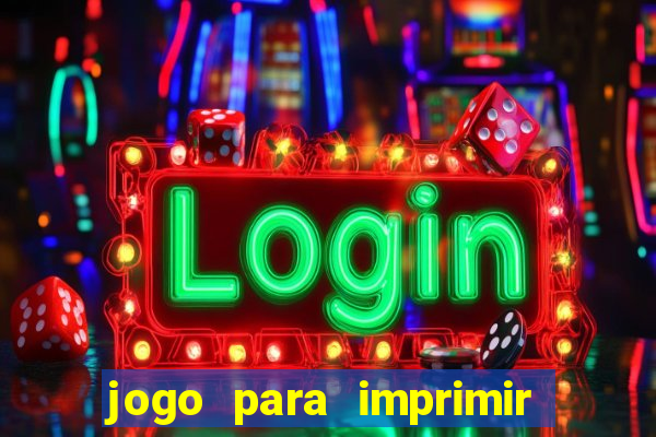 jogo para imprimir e montar